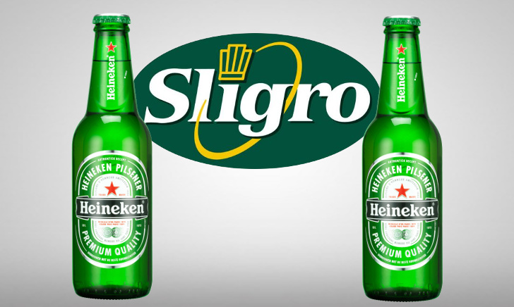 Sligro doet distrubitie van Heineken voor de Horeca